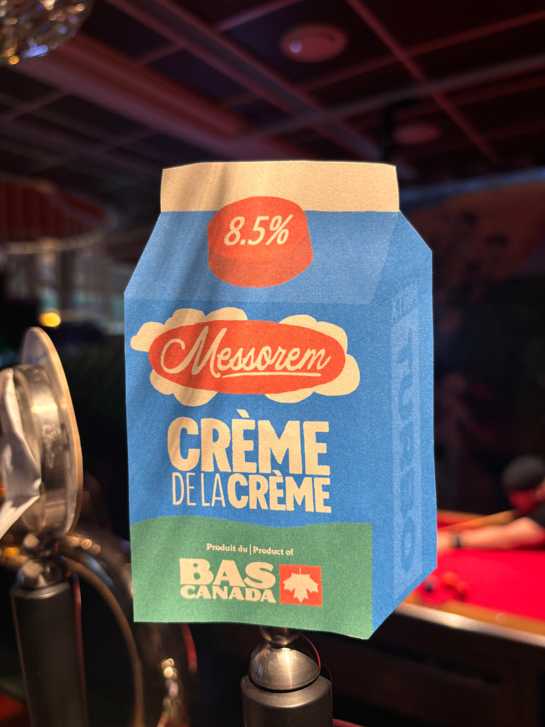 Messorem x Brasserie Du Bas-Canada Creme De La Creme