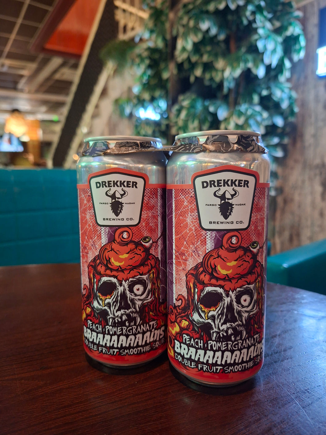 Drekker Brewing Company Braaaaaaaains Peach Pomegranate