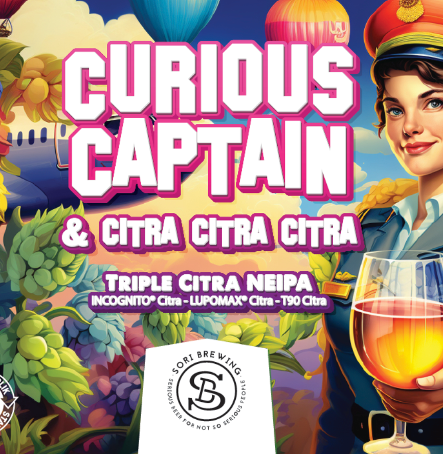 Sori Brewing Curious Captain & Citra Citra Citra