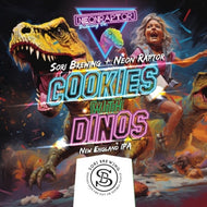 Sori Brewing x Neon Raptor Cookies With Dinos