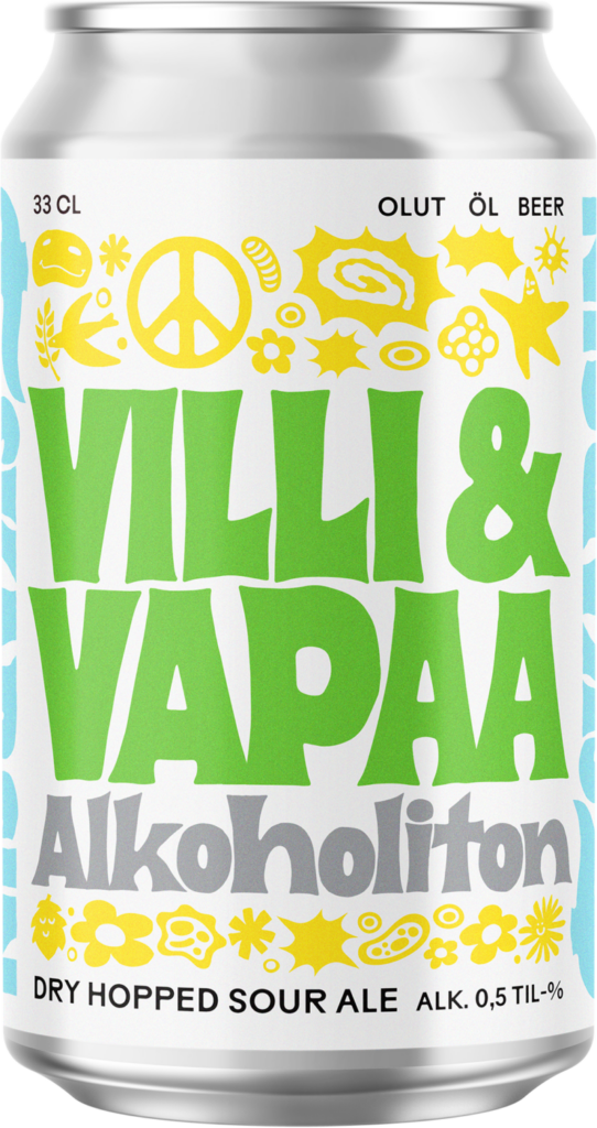 Fiskarsin Panimo Villi & Vapaa alkoholiton Dry Hopped Sour