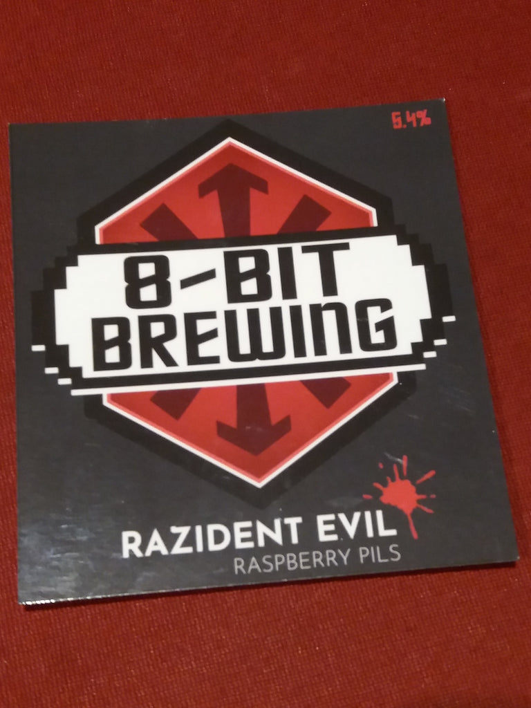8-Bit Brewing Razident Evil Raspberry Pils – 60's Palaver