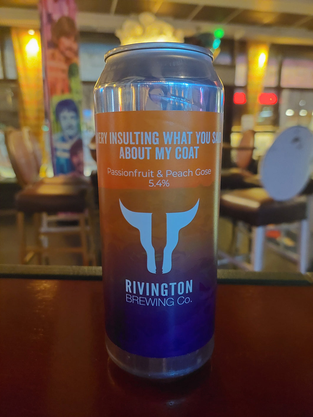 Rivington Brewing Co. Very insulting what you said about my goat