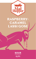Mad Hopper Brewing co. Raspberry Caramel Lassi Gose