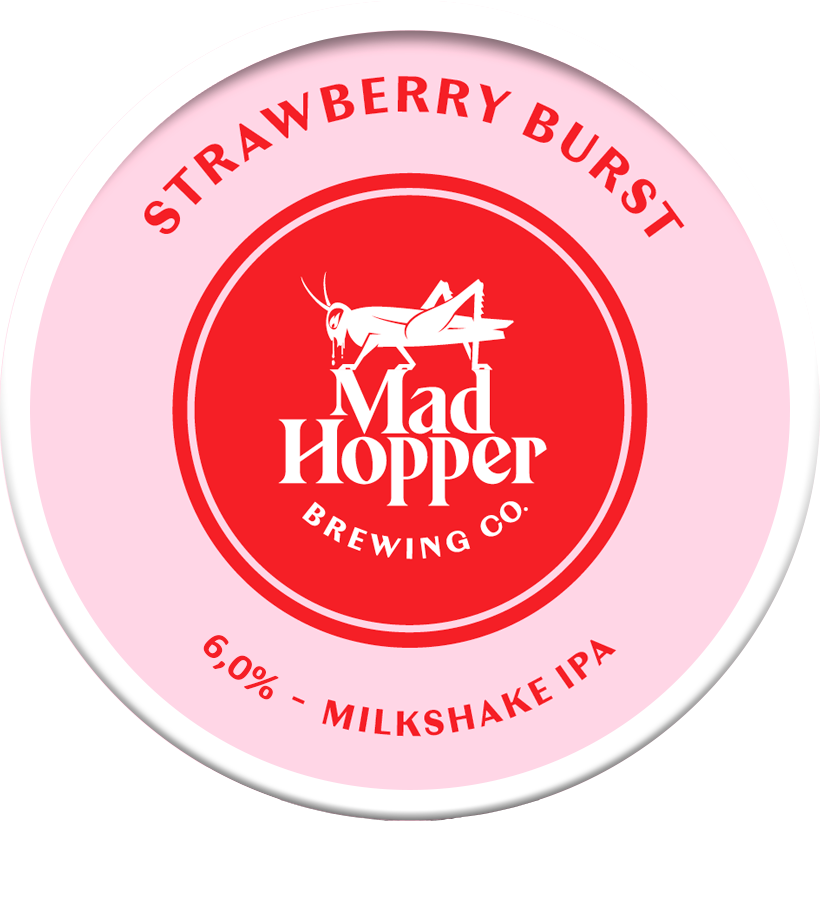 Mad Hopper Strawberry Burst Milkshake IPA