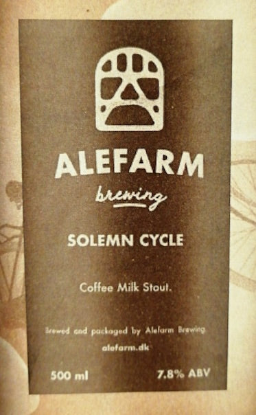 Alefarm Brewing Solemn Cycle