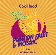 CoolHead Brew Gose Fresca: Passion Fruit & Mosaic