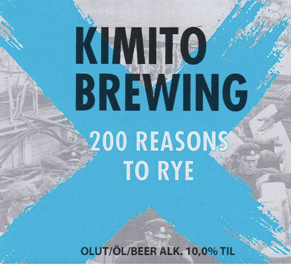 Kimito Brewing 200 Reasons to Rye