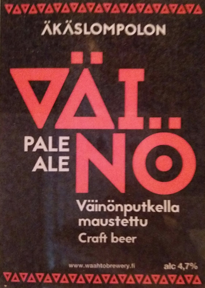 Waahto Brewery Äkäslompolon Väinö HANASSA